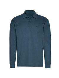 Thumbnail for TRIGEMA Langarm Poloshirt mit Armbündchen im Sale