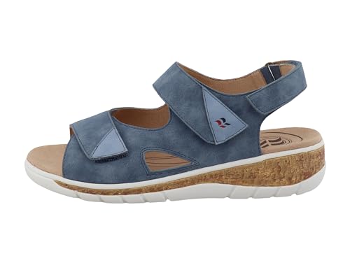 Romika Softrelax Keilsandale, Farbe:Jeans, im Sale