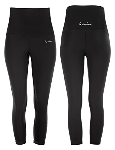Winshape women's functional power shape 7/8-tights “high waist” Hwl302, black, slim style leggings, black, EU on sale