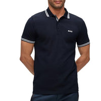 Thumbnail for BOSS Men's Paddy Curved Polo Shirt, Dark Blue, EU on Sale