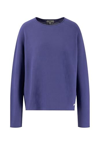 FYNCH-HATTON Strickpullover aus Baumwolle mit weiten Ärmeln Blue Purple/ im Sale