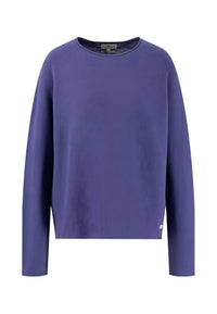 Thumbnail for FYNCH-HATTON Strickpullover aus Baumwolle mit weiten Ärmeln Blue Purple/ im Sale