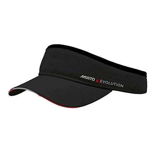 Musto Evolution Race Visier - Schwarz - Unisex - Hergestellt aus schnell Drying Stoff - 100% Polyester - Nur Handwäsche im Sale