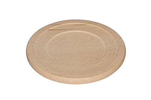 Riess, 2345-046, Servierbrett rund Kombi 20/24, für Riess Schlemmerpfannen 20 und 24 cm, aus Buchenholz, braun im Sale