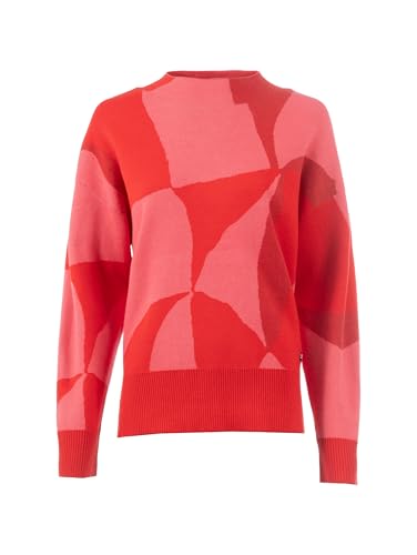 s'questo Strick 1/1 Strickpullover, modisch, grafisch, Rot Oceano Soquesto Kollektion Sweet Soul im Sale