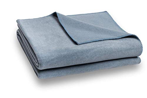 Zoeppritz Soft-Fleece Decke 110x150 Denim im Sale