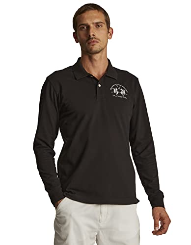 La Martina - Herren-Poloshirt Regular fit, Schwarz, Man im Sale