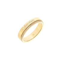 Thumbnail for Calvin Klein Women's MINIMAL LINEAR Crystal Ring - 35000201D on Sale