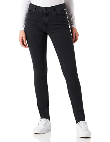 Replay Damen Luzien Jeans, 097 Dark Grey, 30W / 32L EU im Sale