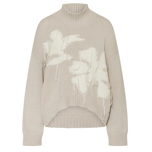 Dondup Pullover Dolcevita mit Wolle Beige im Sale