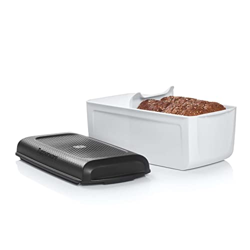 Tupperware BreadSmart Junior – Innovativer Brotkasten hält Backwaren länger frisch – Küchenaufbewahrungsbox für Brot, Gebäck und Croissants – Basisdesign verbessert die Belüftung und den Luftstrom im Sale