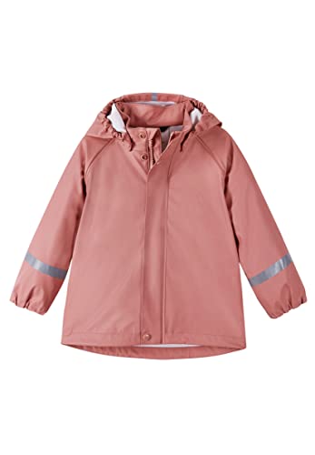 Reima Regenjacke Lampi für Kinder, wasserdichte Jacke mit verschweißten Nähten und Abnehmbarer Kapuze, Unisex Regenbekleidung für Mädchen und Jungen Rose Blush 122 im Sale