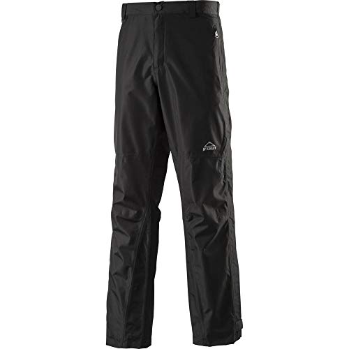 McKINLEY Men's Carlow II Rain Pants, Black, on sale