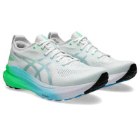 Thumbnail for Asics Herren Gel-Kayano 31 Sneaker, Weiß Helles Cyan, 43.5 EU im Sale