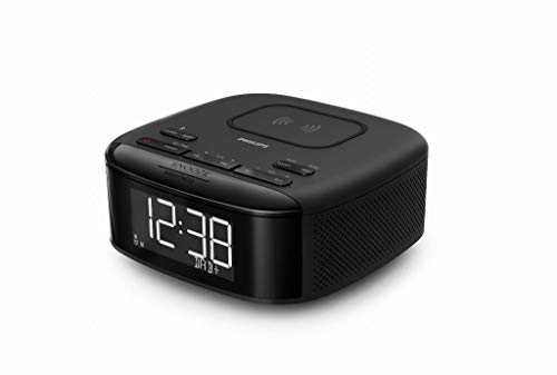 Philips R7705/10 Radiowecker DAB+/UKW Digitalradio (Bluetooth, Doppelter Alarm, Sleep Timer, Automatische Zeitsynchronisierung, Batteriesicherung, Ladegerät für Mobiltelefone) im Sale