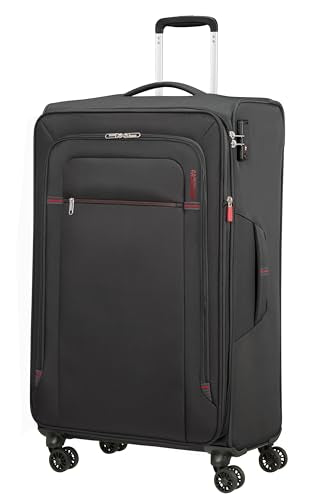American Tourister Crosstrack - Spinner M, Expandable Suitcase, 67 cm, 71.5.77 L, Black, Gray (Black, Gray) im Sale