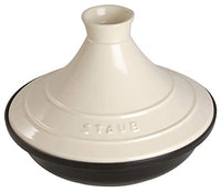 Thumbnail for Staub Tajine mit Sockel aus Gusseisen, Deckel aus Keramik, 28 cm, schwarz/creme im Sale