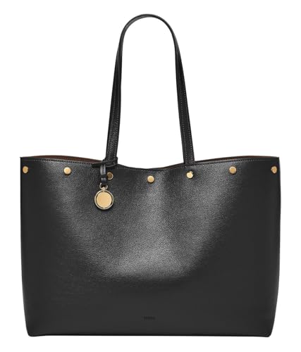 Fossil Damentasche Jessie, schwarze Leder-Tasche, L: 40,6 cm, B: 13,3 cm, H: 27,9 cm, ZB1920001 im Sale
