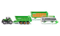 Thumbnail for Siku 1848, DEUTZ-FAHR Traktor mit Joskin Anhängerset, 1:87, Metall/Kunststoff, Grün, 5-tlg, Mit Wechselsystem im Sale