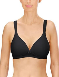 Thumbnail for Naturana BH Damen ohne Bügel [Cup A-D] I 100% Gepolsterte Träger I BH ohne Bügel mit nahtlosen Cups I Damen BH mit Unterbrustband 90 Light Beige B im Sale