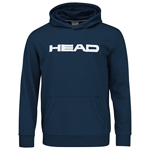 HEAD Unisex-Youth Club Byron Hoodie Jr, Dark Blue, 146 Sweatshirt, Dark Blue, 164 EU on Sale