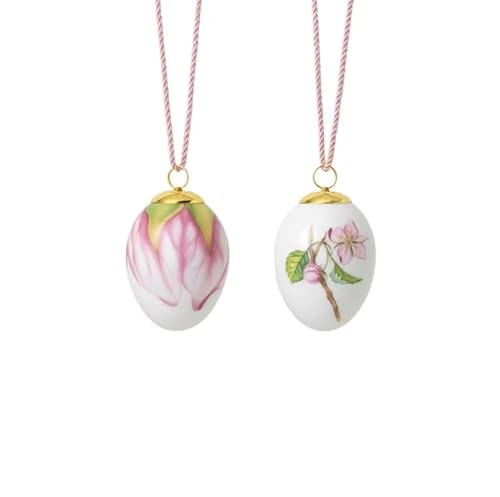 ROYAL COPENHAGEN Set 2 Ostereier 2024 Apfelblume 6 cm im Sale