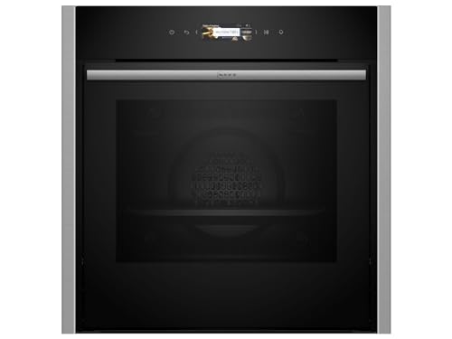 Neff B54CR71N0, Smarter Einbau-Backofen N70, 60 x 60 cm, Made in Germany, Pyrolyse, Optimaler Zugriff mit Slide&Hide, Full Touch TFT-Display, Air Fry Funktion, Automatikprogramme, Soft Open, Edelstahl im Sale