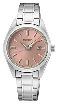 Thumbnail for Seiko Women's Analog Quartz Watch with Stainless Steel Bracelet SUR529P1 on Sale