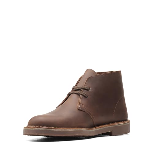 Clarks Herren Desert Boot Bushacre 3 Chukka-Stiefel, Dark Brown Lea, EU im Sale