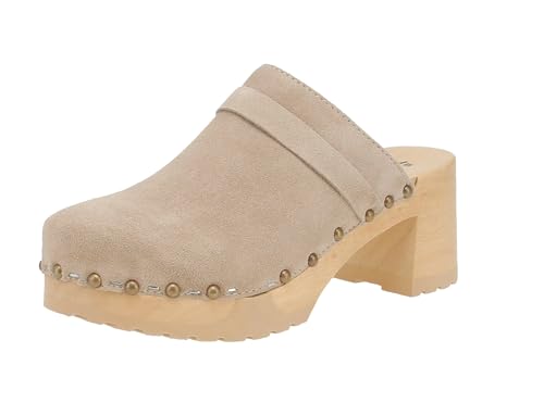Softclox Henja Sabots/Clogs Absatz/Keil Gr.40, Beige im Sale