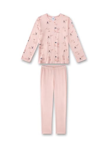Sanetta Mädchen-Schlafanzug Rosa | Hochwertiger und bequemer Schlafanzug aus Baumwoll-Modal-Mix für Mädchen. Pyjamaset für Mädchen 176 im Sale