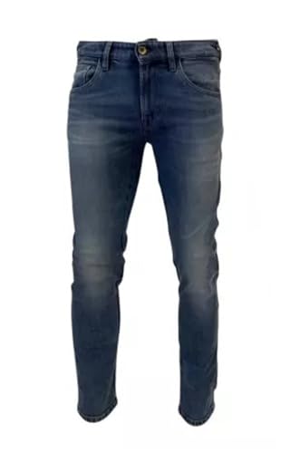 Rokker Rokkertech Tapered Slim incl. T-Shirt + Protectors Jeans Short (Blue), W32/L30 on Sale