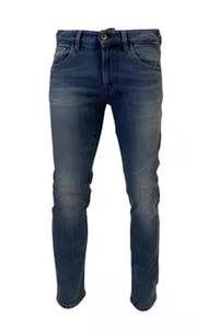 Thumbnail for Rokker Rokkertech Tapered Slim incl. T-Shirt + Protectors Jeans Short (Blue), W32/L30 on Sale