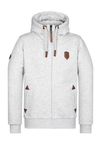 Thumbnail for Naketano Herren Kapuzenjacke Schwarzkopf Kapuzenjacke anthracite melange Large im Sale