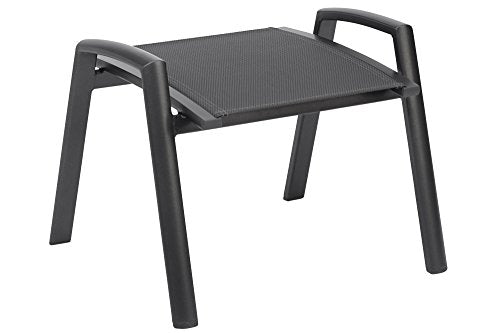 KETTLER Altura Curve Hocker, anthrazit/anthrazit, Alu/Textilene im Sale