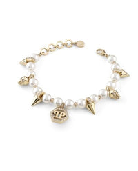Thumbnail for Philipp Plein Damen Armband Armkette Edelstahl IP Gold RHAPSODY PJ8EA03BU im Sale