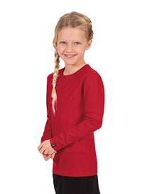 Thumbnail for Trigema Mädchen Langarmshirt 202501, Rot (kirsch 036), 140 im Sale