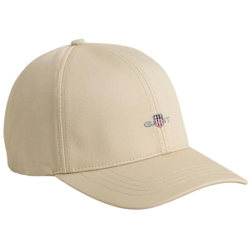 GANT Herren Unisex. Shield HIGH Cap Schild Logo, Putty, L/ im Sale