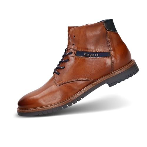 bugatti Herren-331-8373C-4000-6300-Stiefel Kaltfutter,cognac,43 im Sale