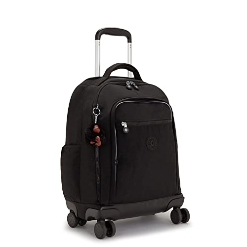Kipling NEW ZEA Large Backpack with Wheels, True Black (Black) on Sale