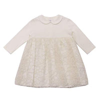 Thumbnail for Il Gufo 7870AD Abito Bimba Girl Off White Tulle Dress Kids [12 Months] on sale