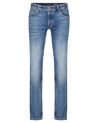 Thumbnail for Marc OߴPolo Herren Jeanshose mit Stretch-Anteil Shaped Fit, Blau (Retro Blue Wash), W32/L30 im Sale