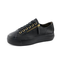 Thumbnail for Paul Green Women's Pauls, women's low-top sneakers, street shoes, sports shoes, casual shoes, trainers, running shoes, lace-ups, black (BLACK/Gold), 40.5 on sale