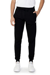 Thumbnail for Sergio Tacchini Uomo 103.10009 Black/White Pantaloni Iconic Nero/Bianco im Sale