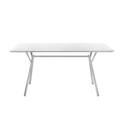 Weishäupl Radice Quadra Outdoor Tisch, weiß im Sale