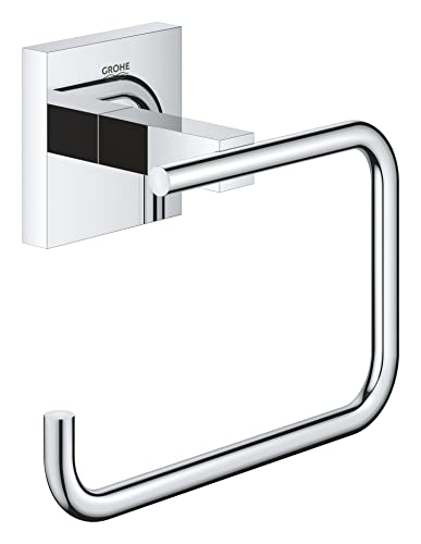 GROHE Start Cube - Papierhalter (ohne Deckel, verdeckte Befestigung, Material:Metall), chrom, 40978000, 13.8x6x11.1 cm im Sale