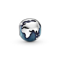 Thumbnail for PANDORA Blauer Globus Clip Charm aus Sterlingsilber mit blauer Emaille im Sale