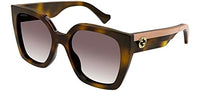 Thumbnail for GUCCI Womens GG1300S Sunglasses, Havana-Crystal-Brown, 55 im Sale