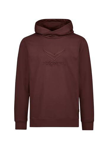TRIGEMA Herren Kapuzenpullover mit großem 3D-Motiv,Kastanie, im Sale