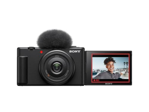Sony Vlog Kamera ZV-1F | Digitalkamera (Klapp- und drehbares Display, 4K Video, Slow- Motion, Vlog Funktionen) - Schwarz im Sale